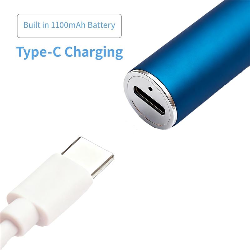 Oppladbart Tråd-Zapper Verktøy Med Utskiftbar Spiss For Avslutning Av Trådender I Broderi, Håndarbeid Med Perler, Lærsying