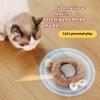 Electric Cat Ball Toys Automatic Rolling Smart Cat Toys Hide and Seek Kitten Toys Pet Cat Dog Toys Rechargeable Smart Pet Interactive Plush Toy