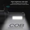 Strong Flashlight Rechargeable Handheld Compact Flashlight Rechargeable Torch With Side Light For Camping Hiking Outdoor