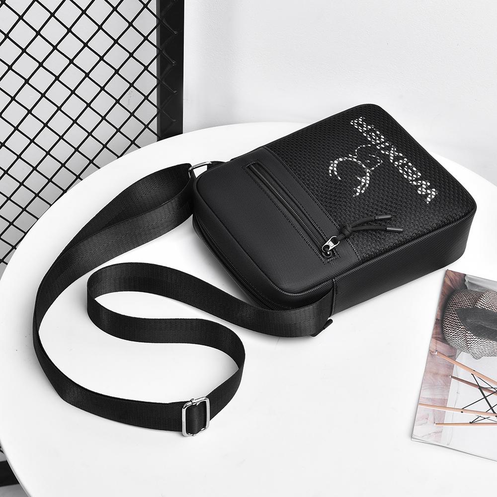 WEIXIER Men's Crossbody Shoulder Bag Messenger Bag Mini Purse Travel Passport Wallet Bag