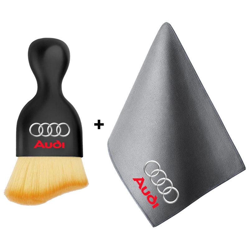 Měkký kartáč na čištění interiéru auta Ručník na mytí auta Hadřík z mikrovlákna na čištění Pro Audi C7 C6 C5 B5 B6 B7 B8 B9 D3 Q3 Q5 Q7 TT A1 A3 A4 A5 A6 A7