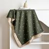 Soft Double Sided Heart Pattern Scarf Elegant Wrap Scarf Fashion Warm Shawl  Outdoor