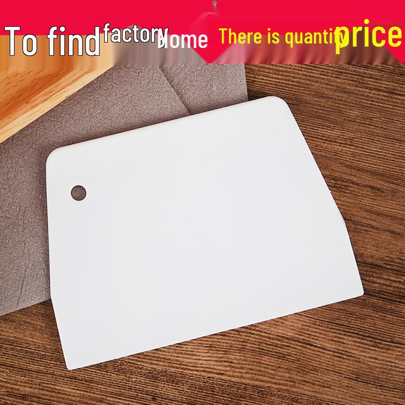 Plastic Trapezoidal Dough and Cake Scraper