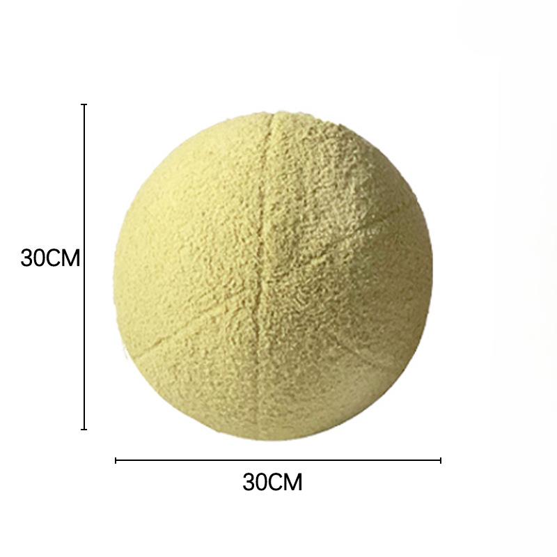 Ins Minimalist Living Room Sofa Ball Shaped Pillow Decoration Home Decoration Cushion Fun Ball Shaped Plush Car Cushion