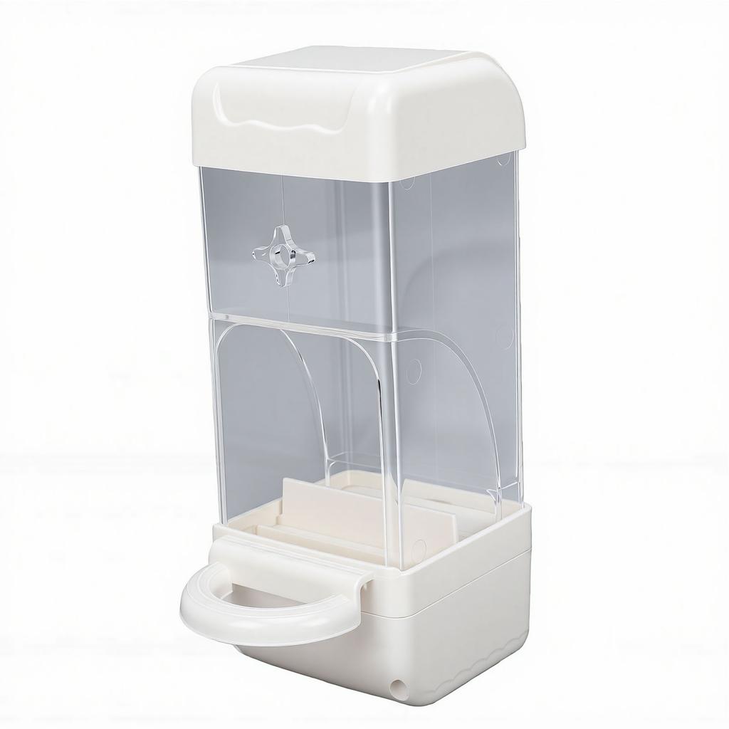 Bird Cage Feeder Squirrel Proof Parrot Feeder Food Dispenser Detachable Easy Refill Generous Storage