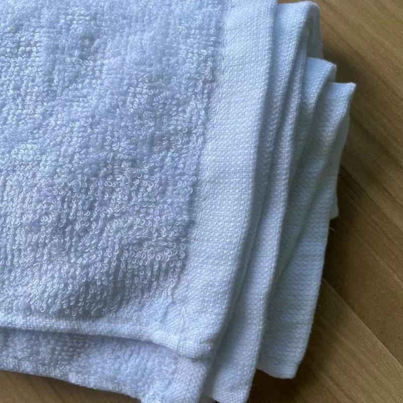 

5pcs/lot White Suqare Towel Cotton Multipurpose Towels For Home Hotel Kitchen Bathroom Cleaning Dishcloth 29*29cm Hand Towel about 29x29cm белый