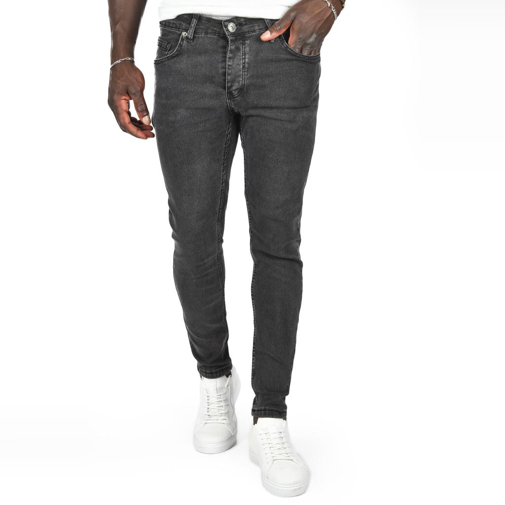 

Джинси DeepSEA Slim Fit Stonewashed Lycra 2406515 30 димчастий чорний колір