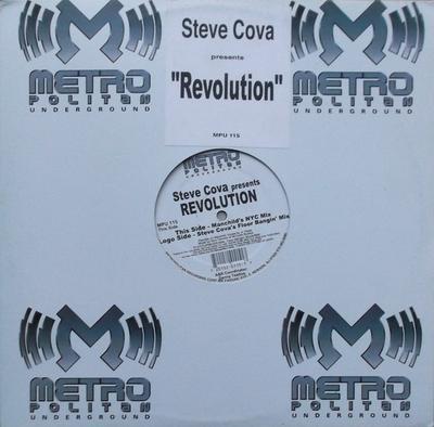 Płyta 12-calowa STEVE COVA - Revolution MPU115 Metropolitan Un 2000 US Dance & Electronica Używana
