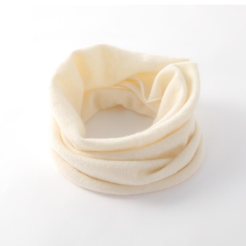 Autumn and Winter Thin Solid Color Wool Neck Cover for Men and Women, Neck Protection, Warm Knitted Fake Collar, Versatile Sunscreen Scarf