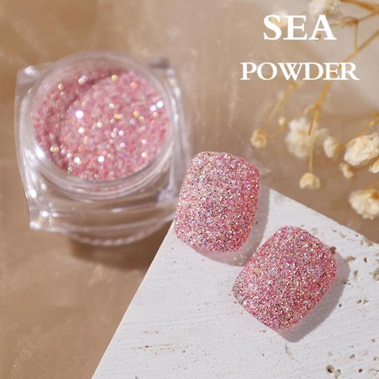 Aurora Effect Nail Art Powder Non-Floating Colorful Pastel Dust Ultra Fine Glitter Nail Powder