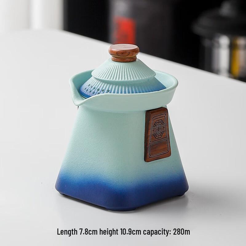 Forbidden City Ceramic Travel Tea Set - Quick Cup