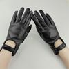 Lightweight Full Finger Gloves Punk Edge Decor Breathable Fabric For Extended Outdoor Use