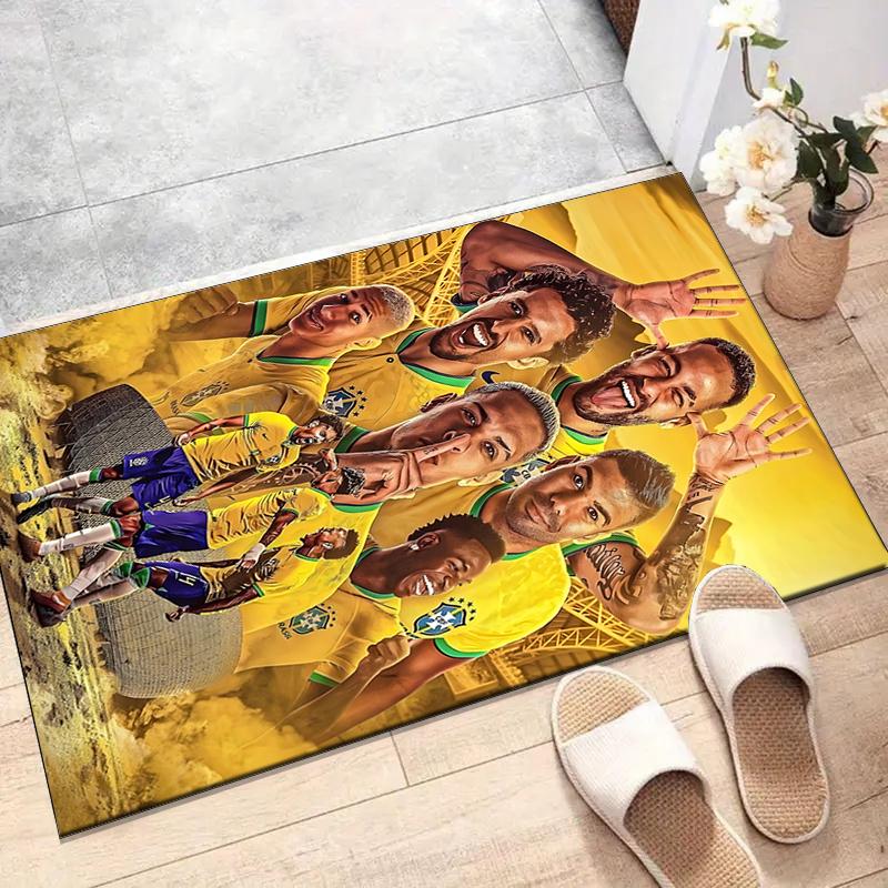 1pc Neymar15 Design Printed Area Rug Carpet for Bedroom Living Room Home Decor Rugs Mat Non Slip Mat Rug for Bedside