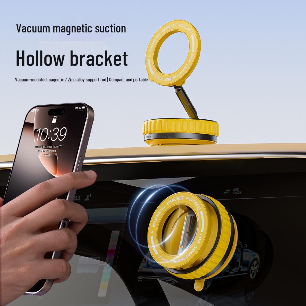 Magnetic Anti-Shake Car Phone Holder with Rotating Folding Suction Cup