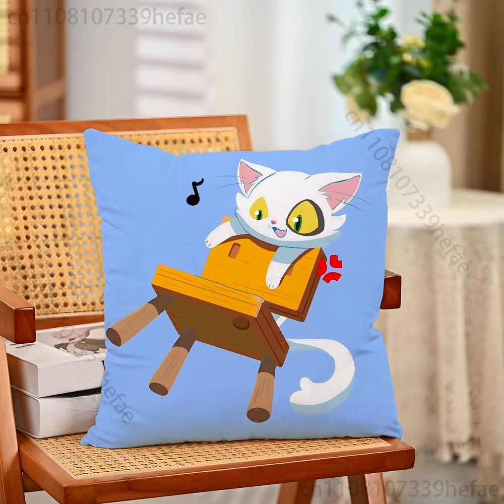 Suzume daijin Pillow Cases for Bedroom Living Room Sofa Home Decor Polyester Cushion Cover with Zipper