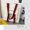 Internet Celebrity Backpack Set Female Students Korean Version of Fashionable Versatile Backpack Middle High School Students  Large Capacity Backpack