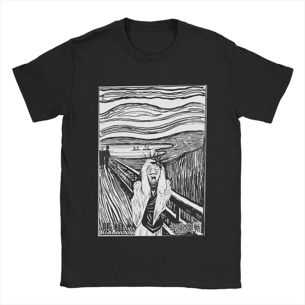 Choso JJK Anime T-Shirt Men Funny Cotton Tee Shirt Round Collar Short Sleeve T Shirt Party Tops