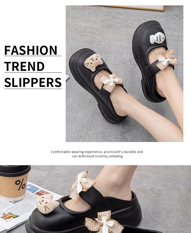 EVA British Style Non-Slip Girls' Closed-Toe Fashion Shoes – 7cm Thick Sole for Height Increase