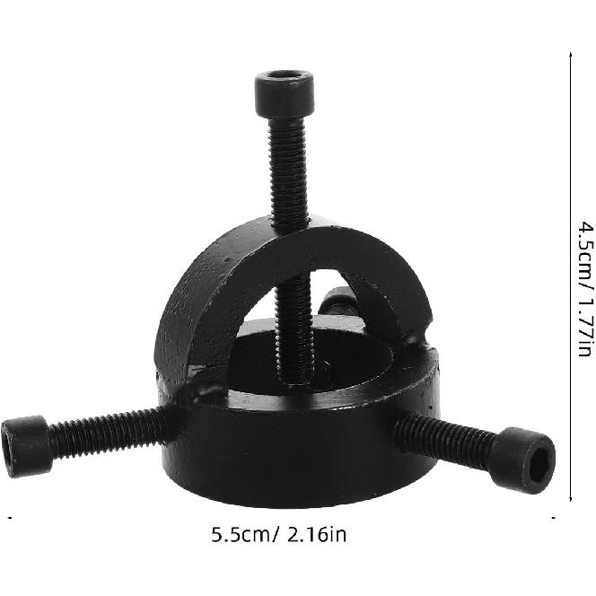 

Fan Blade Blower Wheel Puller: Heavy-Duty Steel Impeller Puller & Range Hood Extractor Tool for Kitchen Appliance Repair and Cleaning, Black