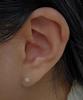 Helene Jewelry 14K Say Flower Cubic Earrings
