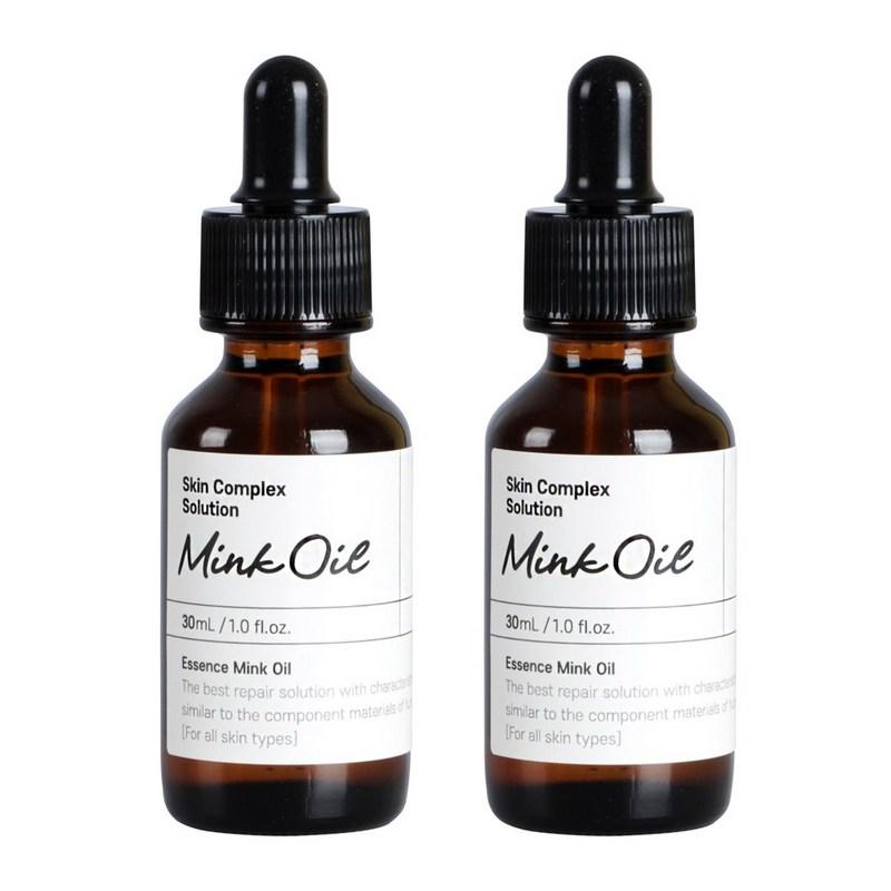 Goodbye Complex Face Oil Mink Oil Unscented Natural High Moisturizing 30ml X 2 Pcs