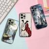 Figur Li Lianhua Schwarz Matt Handyhülle Für IPhone 17,16,15,14,13,12,13,12 Pro Max Plus XS Silikon Weiche Rückseite