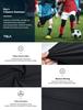 [Tesla] Compression Wear Kids Sports Tights Soccer Inner Tights Junior [Lightweight, UV Protection, Sweat Absorbent Quick Drying] Compression Running