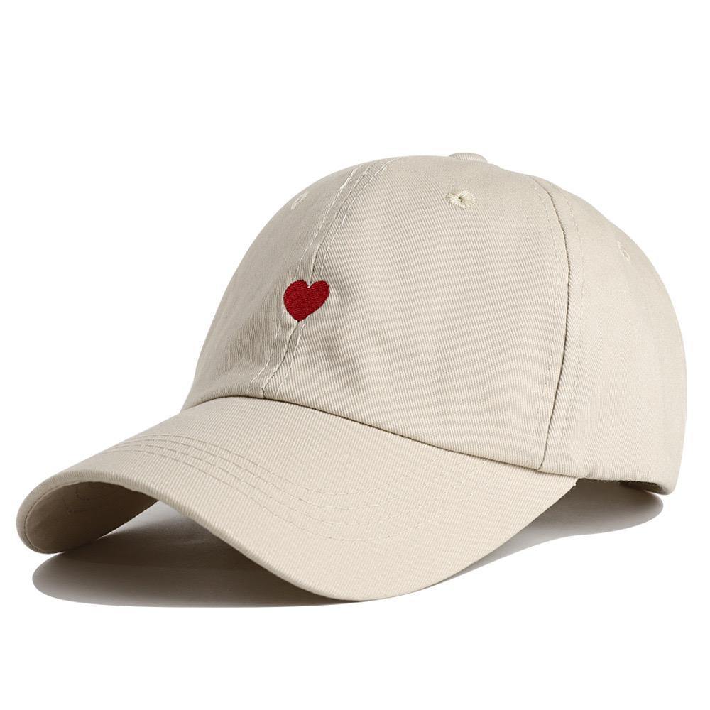 Unisex Leisure Baseball Cap Little Love Embroidery Hats Cap For Men Women Fashion Streetwear Dad Hats