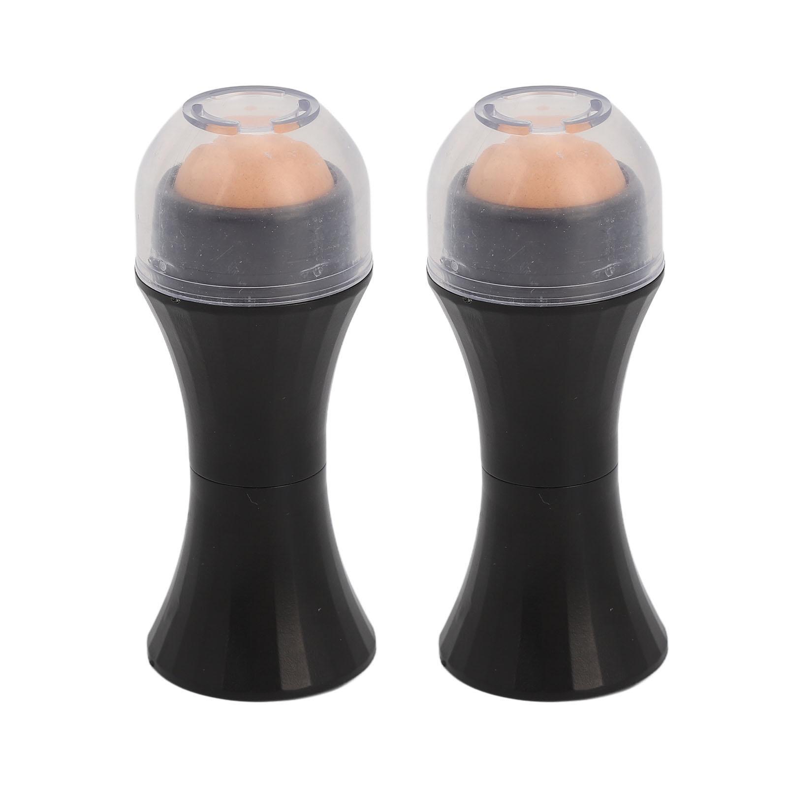 

2pcs Oil Absorbing Face Roller Portable Reusable Oil Control Volcanic Skin Roller for Daily Life
