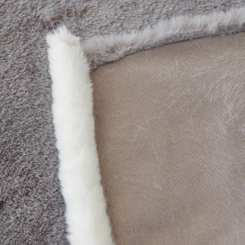 Cat-like Rabbit Plush Sofa Towel, Winter Plush Sofa Cushion, Thickened Non-slip Warm Cushion, Sofa Cover and Cover Towel