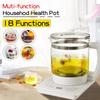 220V 800W gezondheidspot gesplitst multifunctioneel automatisch huishoudelijk afkookglas gezondheidspot gekookte thee kokend water pot