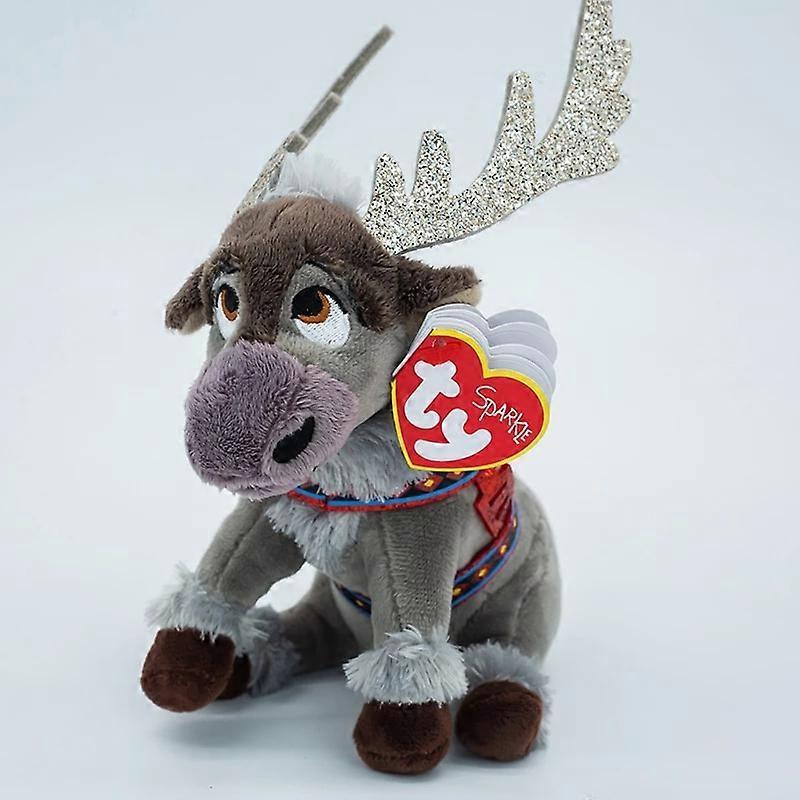 Ty Beanie Sven Grey Reindeer Movie Cute Plush Stuffed Animal Toys Birthday Christmas Gifts For Children Girls Boys 15CM