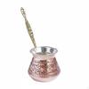 Turkish Coffee Pot Handmade AntiOxidation Finish Copper for Home Baristas,