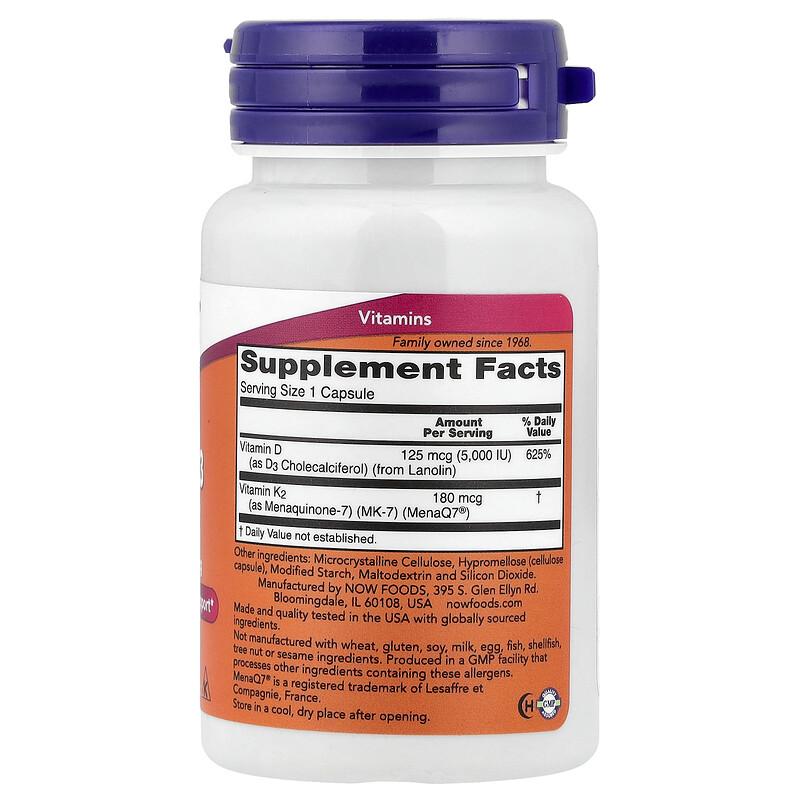 Mega D3 & MK-7, 30 Capsules