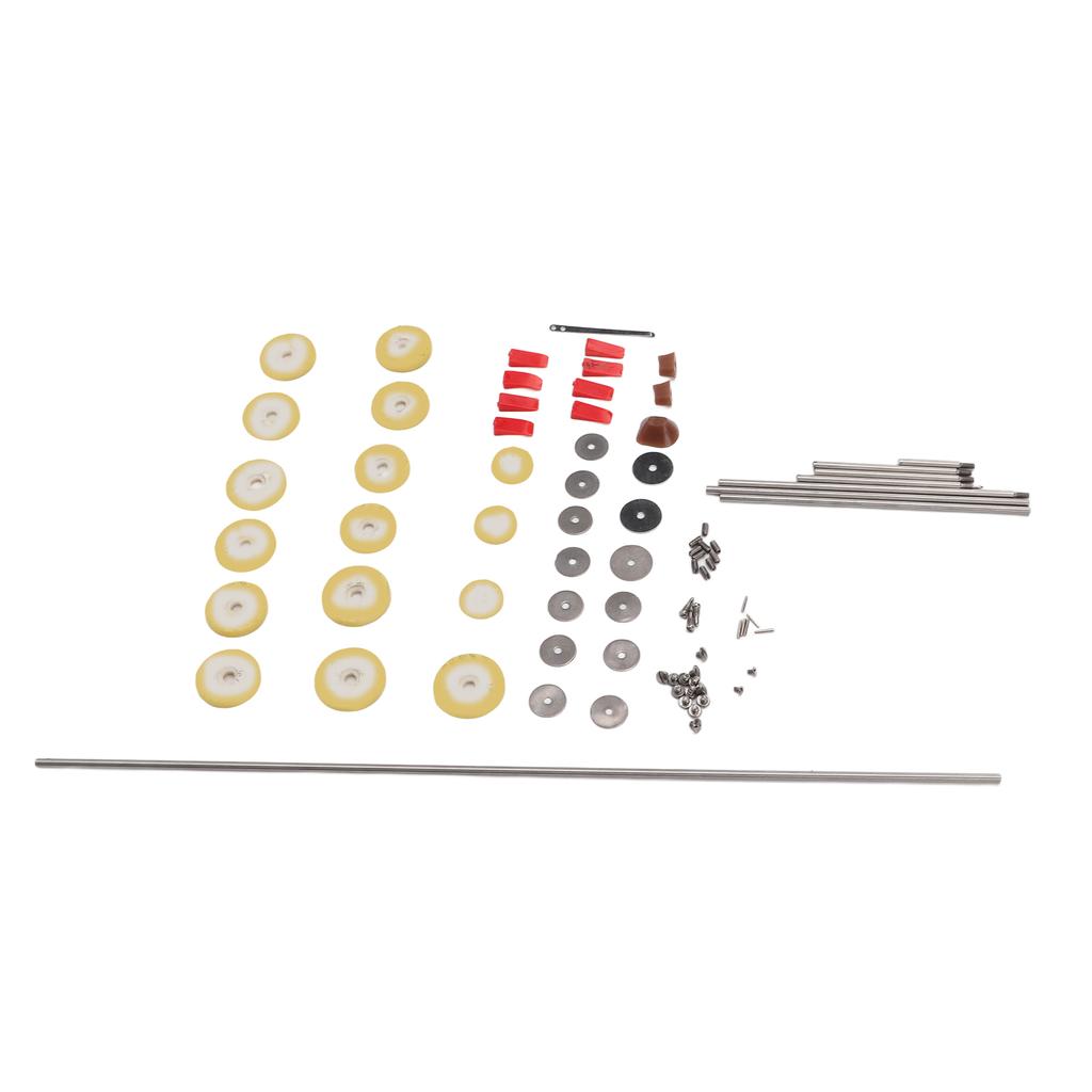 Flute Repair Kit Pads DIY Maintenance Tools Set Musical Instrument Parts Accessories
