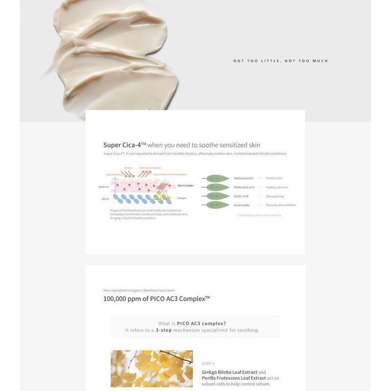 LAGOM Cellus Sensitive Cica Cream