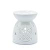 Oil Burner Tealight Angel Cut Out White