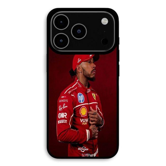 Case For iPhone 17 Pro Max Lewis Hamilton Official Ferrari Wallpaper Maniacase nero