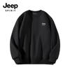JEEP SPIRIT Men's Casual Knitted Round Neck Sweatshirt