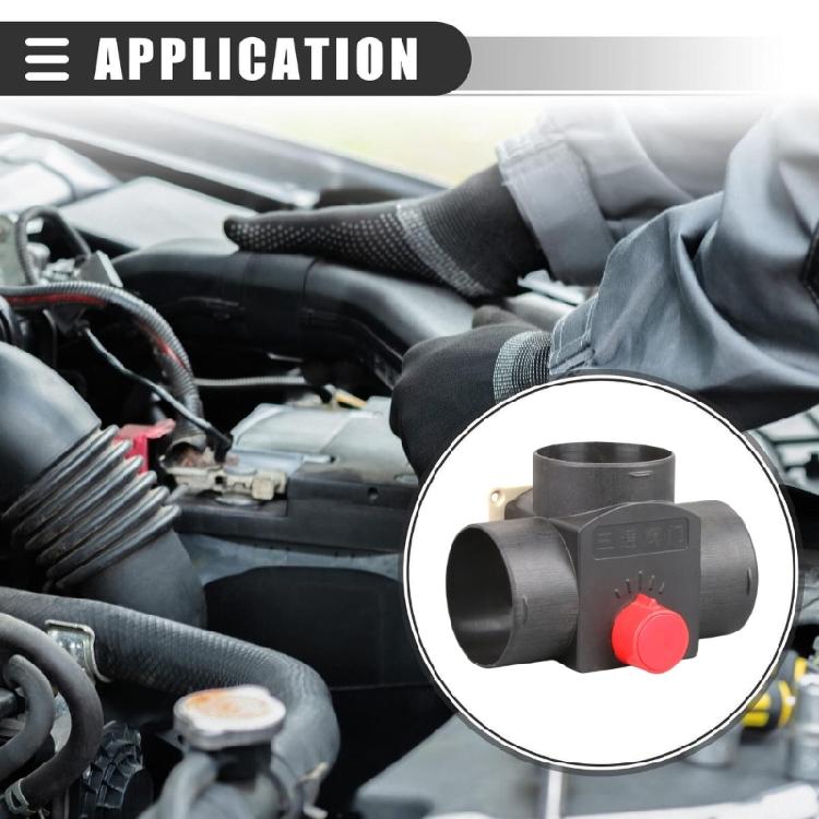Reliable Three Way Valves Vent Ducting Exhaust Pipe Connector for Car Heating Systems Enhances Comfort in Cold Climates