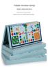 Set Base di Scacchi Cinesi e Go per Bambini: Portatile, Pieghevole, Scacchiera Standard con Pezzi.