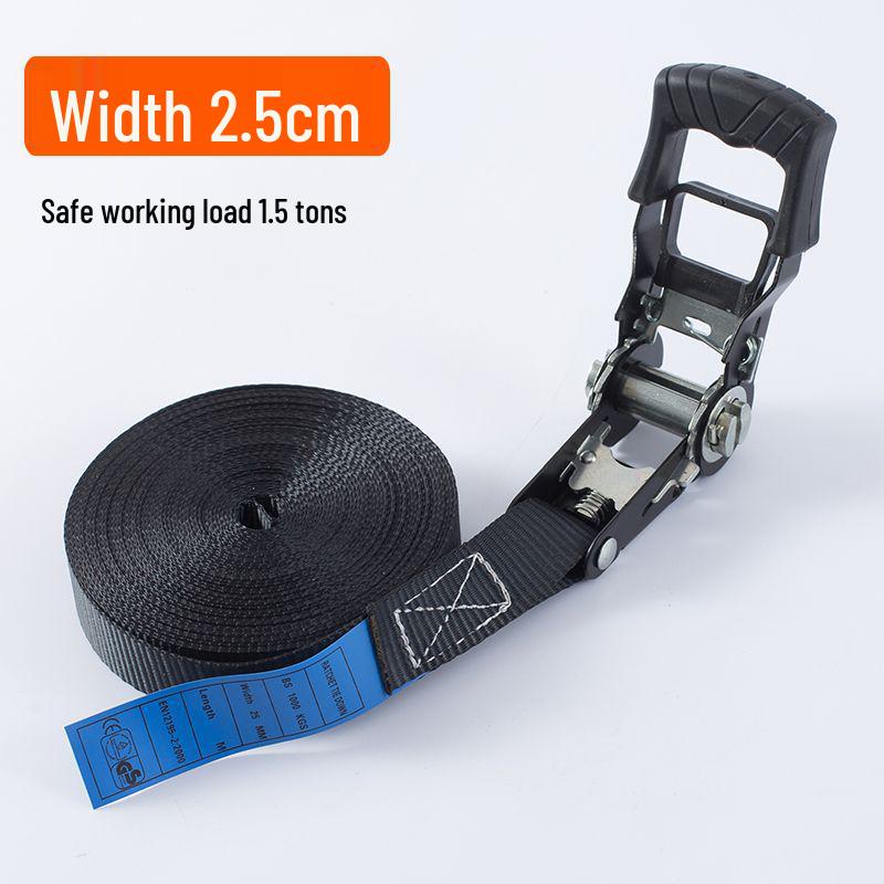 Cargo Truck Self-Locking Ratchet Straps with Brake Rope Tighteners