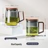 Shangqi Side Handle Glass Tea Brewing Cup with Filter