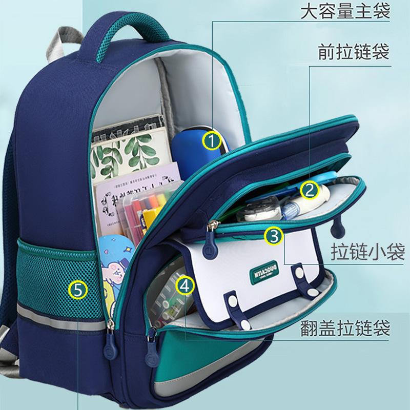 Kinderrucksack Kinder Schulranzen für Jungen Mädchen Schultasche Wasserdicht Grundschule Orthopädischer Rucksack Buchertasche Mochila Infantil
