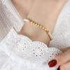 New Korean Style Pearl Inlaid Patchwork Bracelet - Simple, Exquisite, and Sexy Hand Jewelry