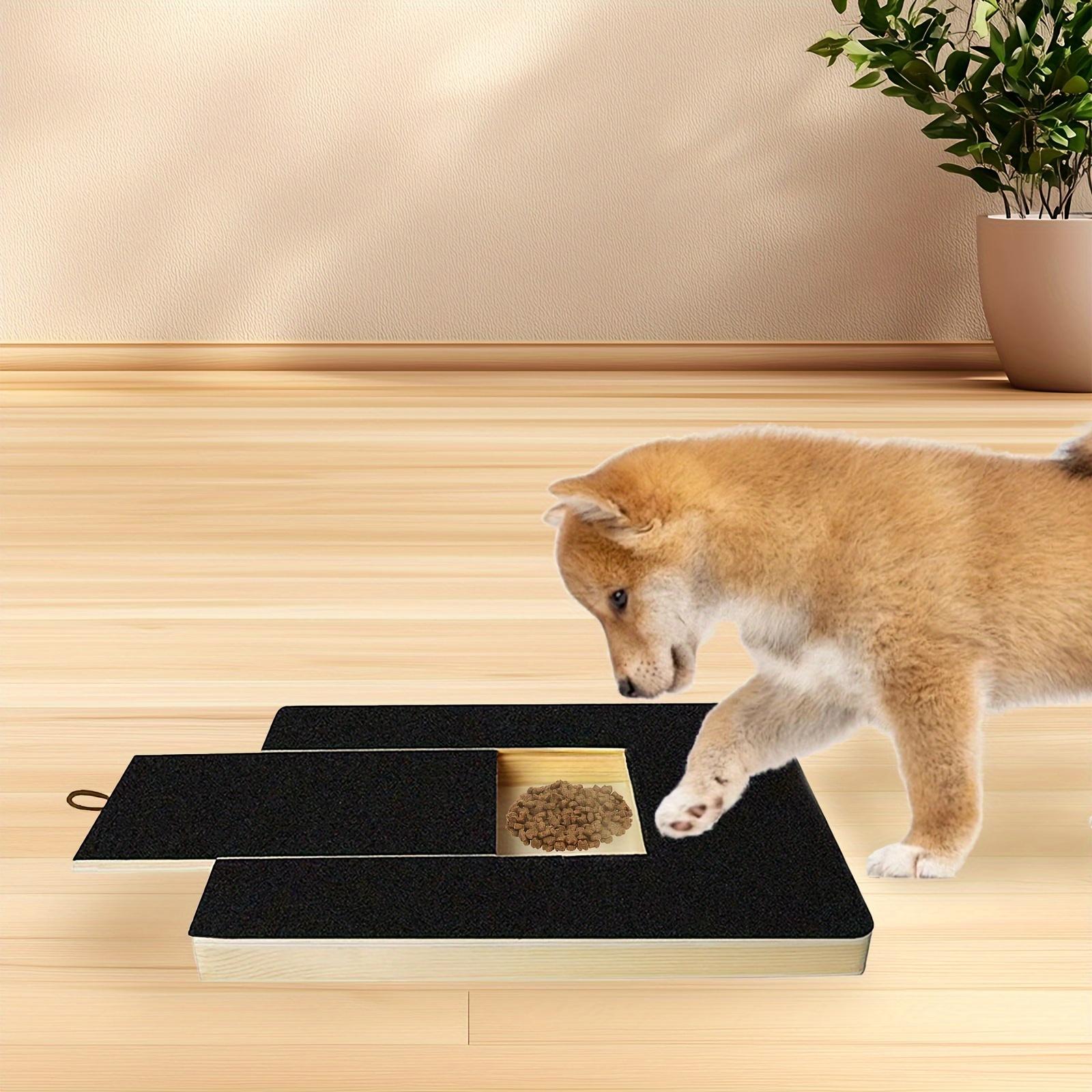 

Dog Nail Grinder for Sensitive Paws - File Board with 2 Sandpaper & Treats! чёрный