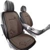 Cartoon Linen Car Seat Cushion – Universal Fit for Rear Driver Seat, Four Seasons