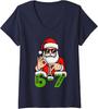 Bruh Its My 67 33 Days Of School Funny Classroom Humo Ladies' V-Neck Tshirt