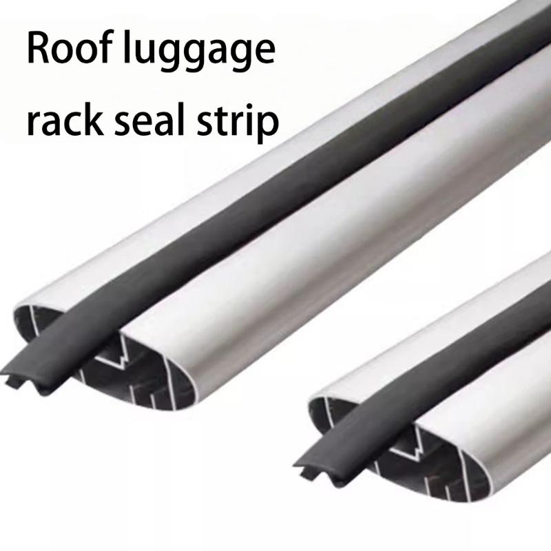 Universal Roof Rack Channel Seal Flexible Rubber Strips Waterproof For Sedans Crossovers And Family Vehicles