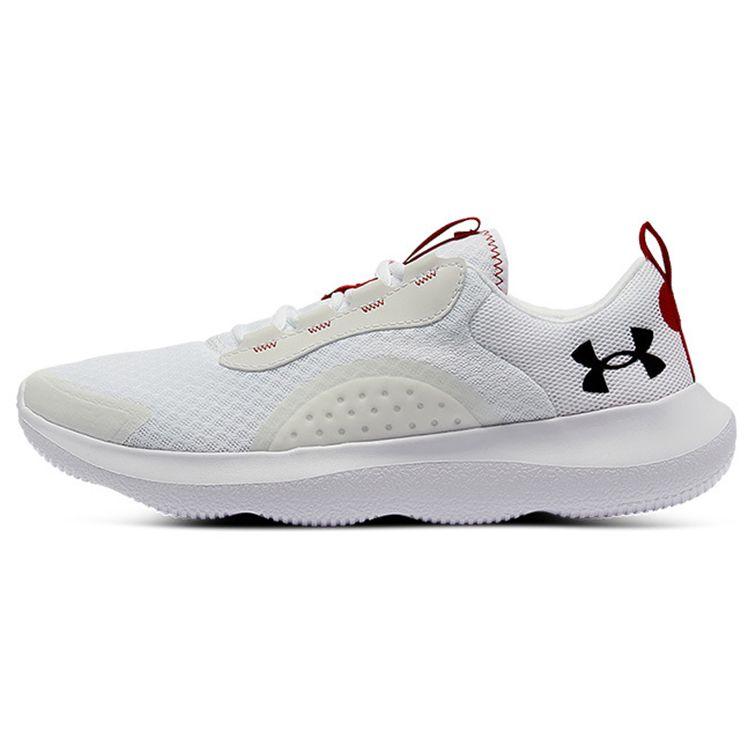 Under Armour Victory Comfortable Fabric Synthetic Leather Low Top Casual Running Shoes Men Sneakers White 3023639-106
